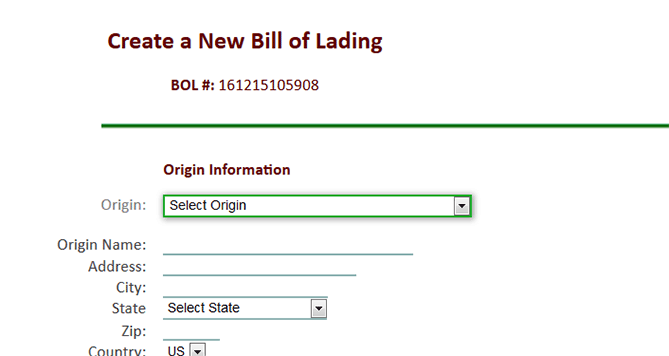 freight solver bill of lading